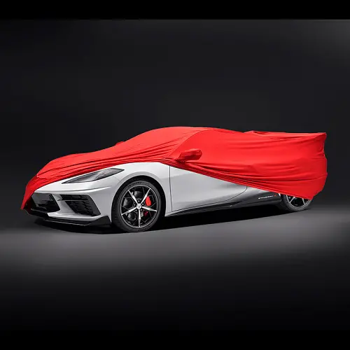 2023 C8 Corvette Stingray | Car Cover | Red | Indoor | Stingray Logo | Premium
