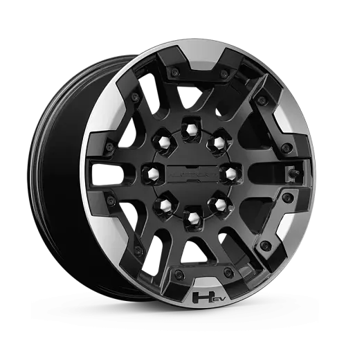 2023 Hummer EV Pickup | 18 inch Spare Wheel | Black | Machined Accents | 18 x 9 | Single