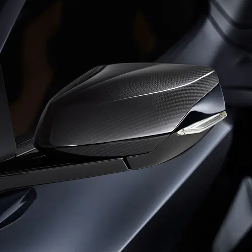 2020 C8 Corvette Stingray | Mirror Covers | Visible Carbon Fiber | Set of Two