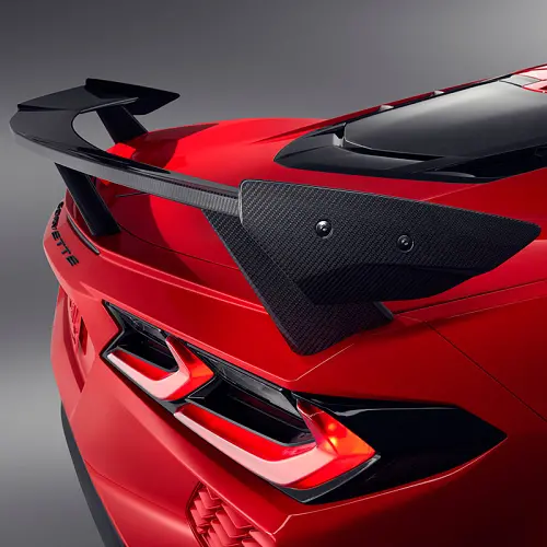 2021 C8 Corvette Stingray | Rear Spoiler | High Wing | Visible Carbon Fiber | 5V5