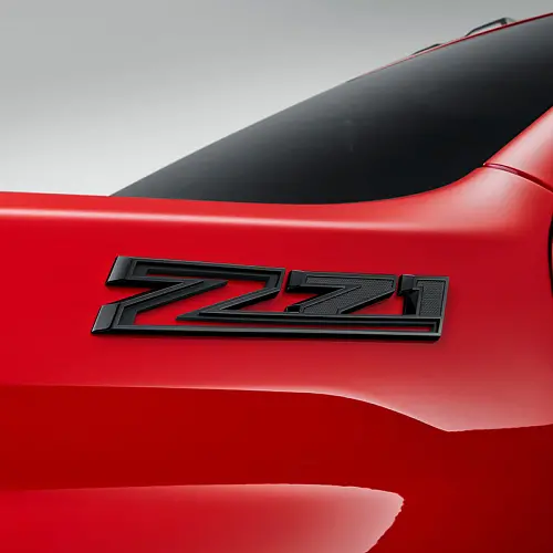 2024 Silverado 2500 | Black Emblems | Z71 | Bodyside | Tailgate | Set of 3
