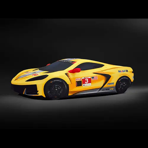 2024 C8 Corvette E-RAY | Car Cover | Yellow | Indoor | Fully Rendered C8.R | Premium