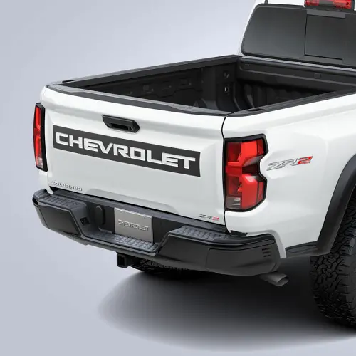 2024 Colorado | Chevrolet Tailgate Lettering Surround | Decal Package | Black | Desert Boss