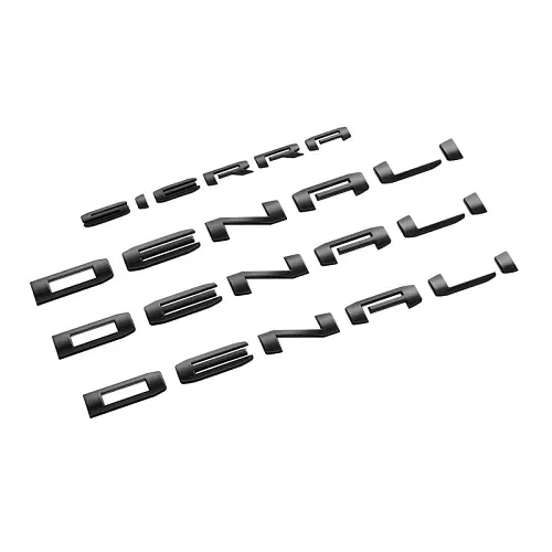 2023 Sierra 1500 | Emblems | Black | Denali | Sierra | Bodyside | Tailgate