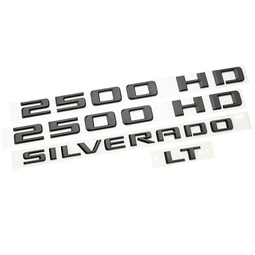2024 Silverado 2500 | Black Emblems | 2500 HD | LT | Bodyside | Tailgate
