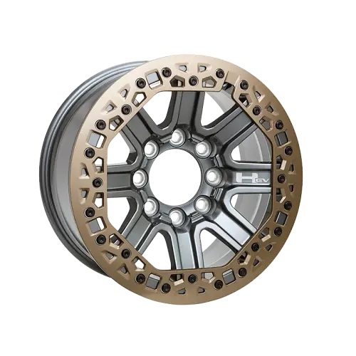 2023 Hummer EV Pickup | 18 inch Wheel | Grazen Metallic | Bronze Ring | Multi-Spoke | 18 x 9 | Singl