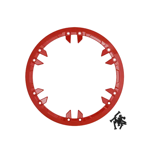 2024 Silverado 1500 | 18-in Wheel Decorative Beadlock Ring | Performance Red | Single