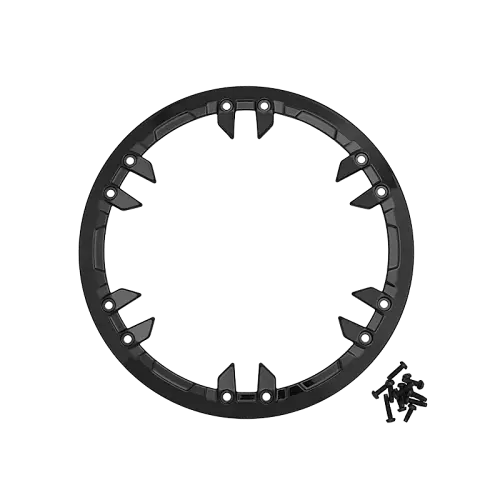 2024 Silverado 1500 | 18-in Wheel Decorative Beadlock Ring | Gloss Black | Single
