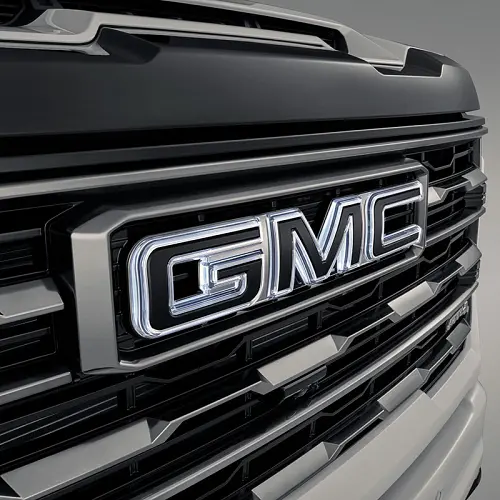 2024 Sierra 2500 | Emblems | Black GMC | Illuminated | Front Grille | MultiPro Tailgate | Pair