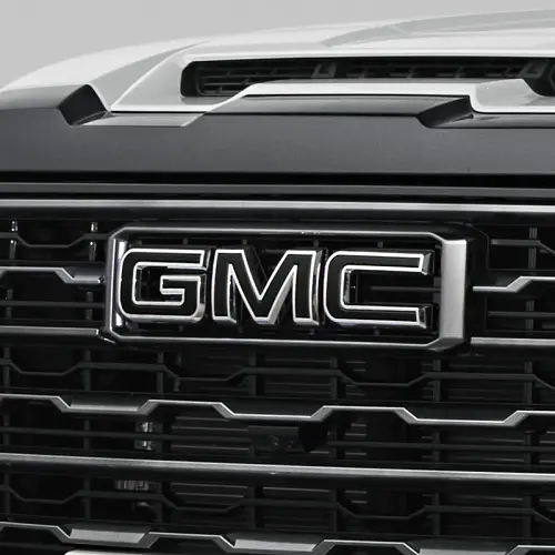 2021 Sierra 2500 | Emblems | Black GMC | Front Grille | Standard Tailgate | Pair