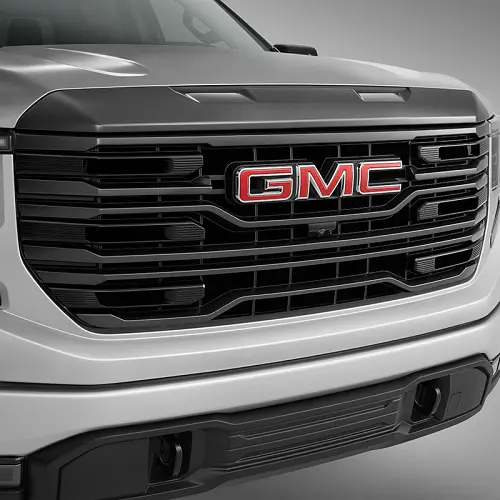 2022 Sierra 1500 | Front Grille | Satin Graphite | GMC Logo | WITH HD Surround Vision Camera