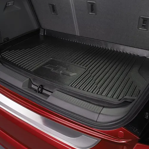 2016 Sonic Cargo Tray | Black | Hatchback Models | Chevrolet Bowtie Logo
