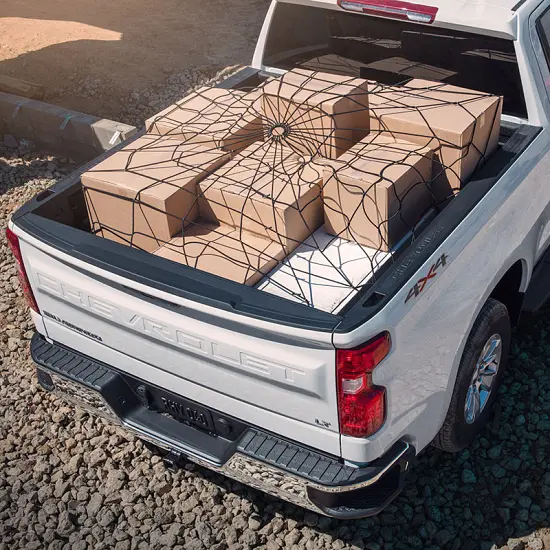 2019 Silverado 1500 | Cargo Net | Black | Bed Web | Horizontal | All Bed Lengths