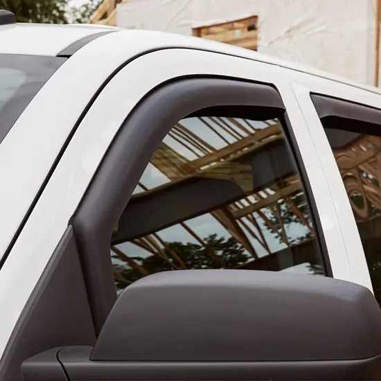 2016 Silverado 1500 Double Cab | Window Vent Visors | Matte Black | In-Channel | Set of 4