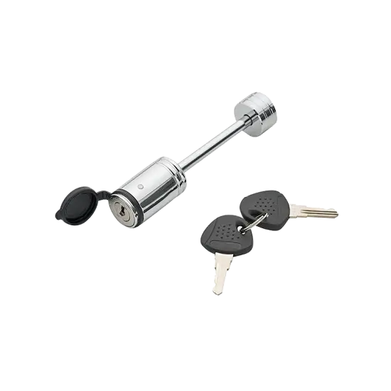 2023 XT6 | Trailer Hitch Coupler Lock | 1/4-in Pin | Chrome | 2.5-in Latch Span