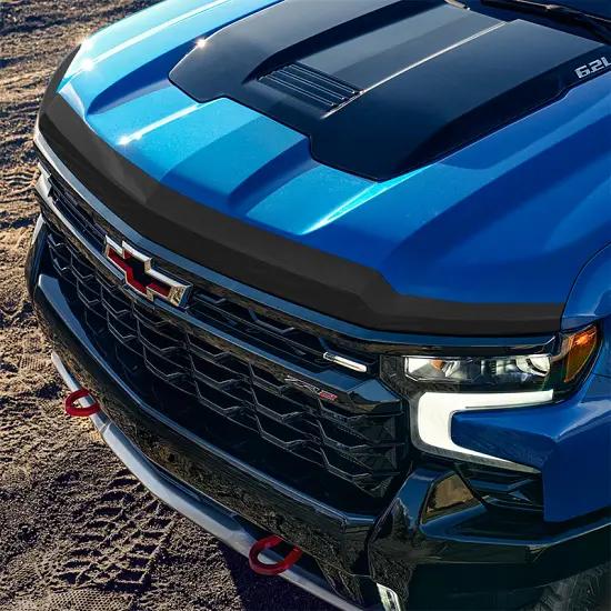 2024 Silverado 1500 Hood Protector Matte Black Aero Skin Bug