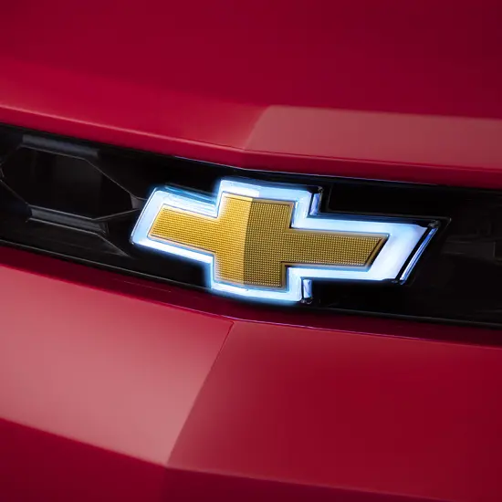 2016 Camaro | Bowtie Emblems | Gold | Illuminated | Front Grille | LS | LT | SS