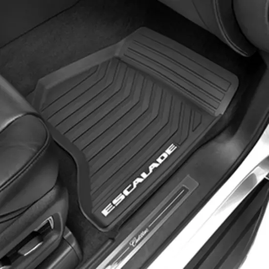 2015 Escalade Floor Mats | Front Premium All Weather | Black | Escalade