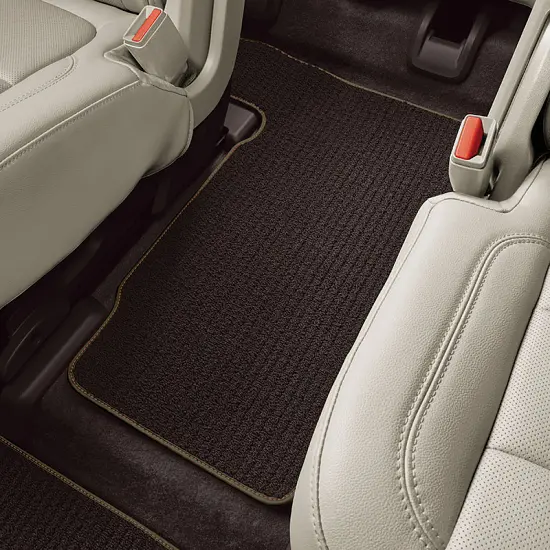 2023 Traverse Floor Mats | Dark Atmosphere | Premium Carpet | Third Row | 2nd Row Captain | Ash Gray