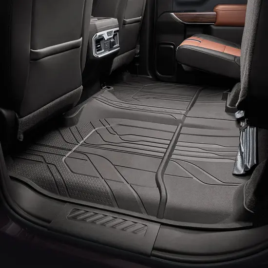 2023 Silverado 3500 | Floor Liners | Dark Atmosphere | Second Row | Double Cab | Interlocking | 2 pc