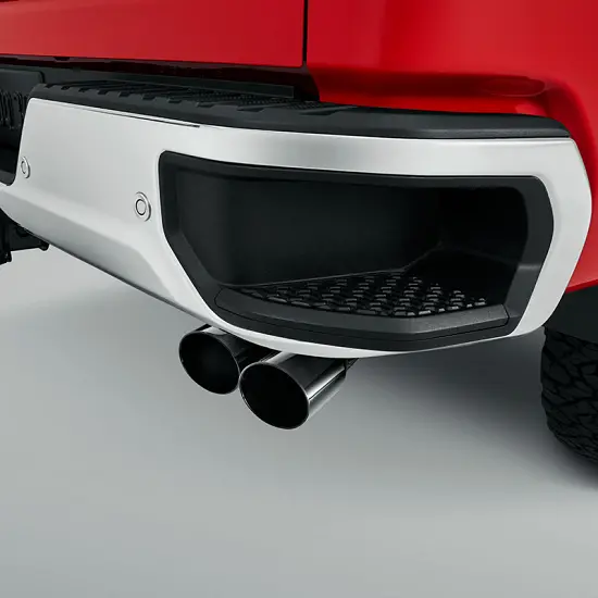 2023 Silverado 3500 | Exhaust Tip | Black Chrome | 6.6L Gas | Dual Outlet | Dual Wall