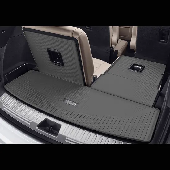 2023 XT6 | Cargo Liner | Titanium | Integrated | All-Weather | Cadillac Crest Logo