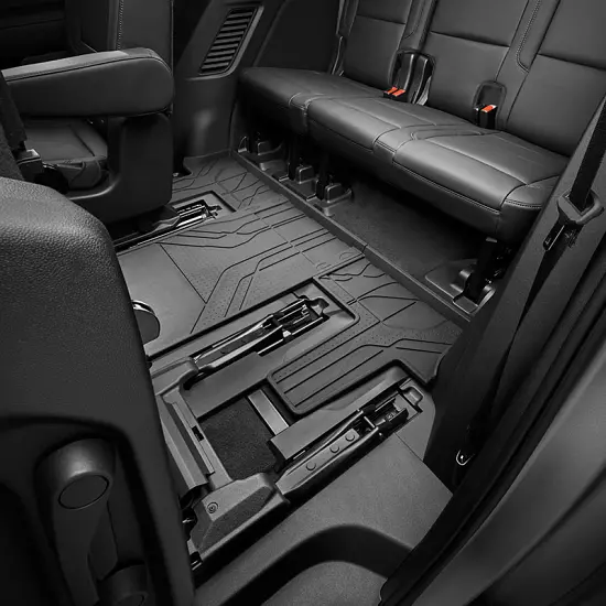 2023 Tahoe | Floor Liners | Black | Third-Row | 2nd Row Bucket Seats | Interlocking