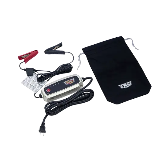 2023 XT6 | Battery Charger | Storage Pouch | Cadillac Crest Logo | 110V Outlet