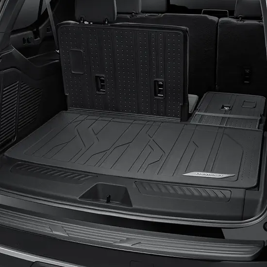 2023 Suburban | Cargo Liner | Black | Integrated | All-Weather | Chevrolet Script Logo