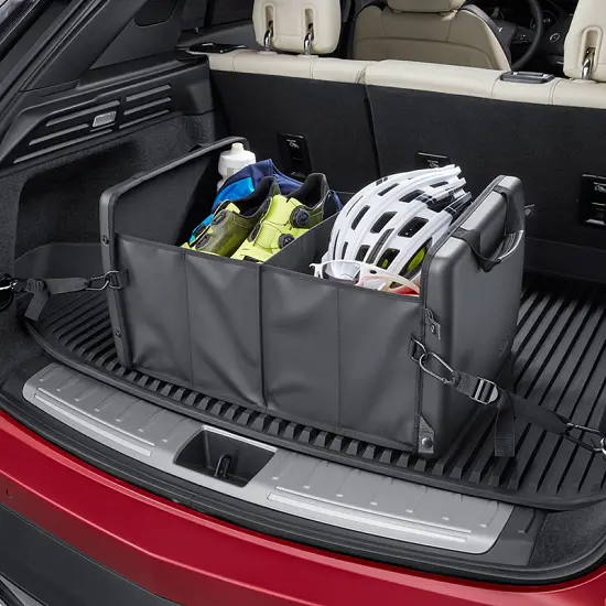 2023 XT6 | Collapsible Cargo Organizer | Black | Lightweight | Embossed Cadillac Logo