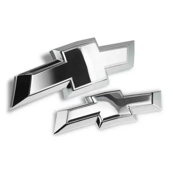 2010 - 13 Camaro F/R Chevy Bowtie Grille/Rear Emblem Insert - Polished